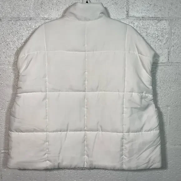 Nike Woman's Water Repellent Therma-FIT Loose Puffer Vest White Large - Picture 5 of 8